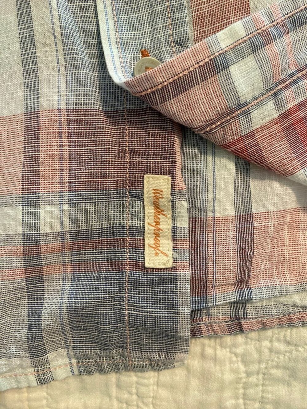 Weatherproof - Men’s Plaid Long Sleeve Button Down Shirt - Size Large - Picture 6 of 11